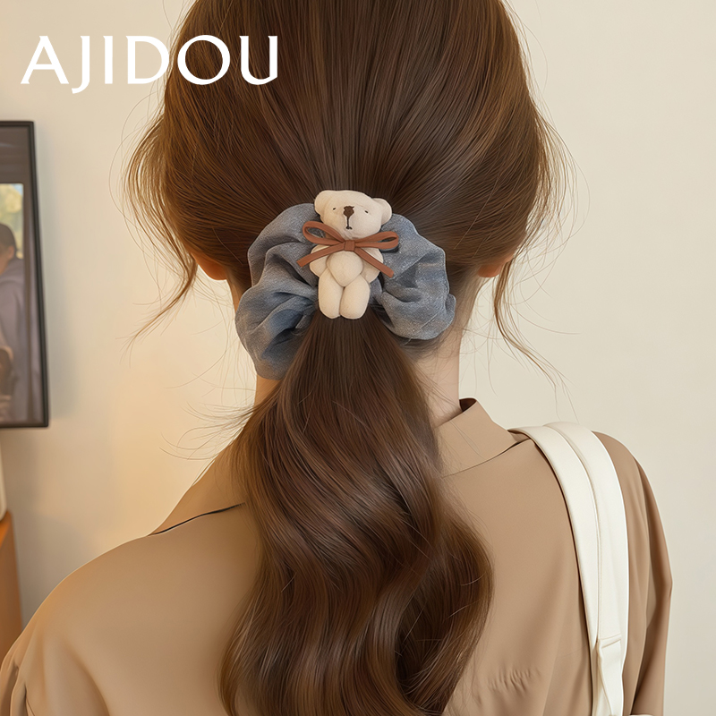 AJIDOU阿吉豆韩系百搭小众发圈潮