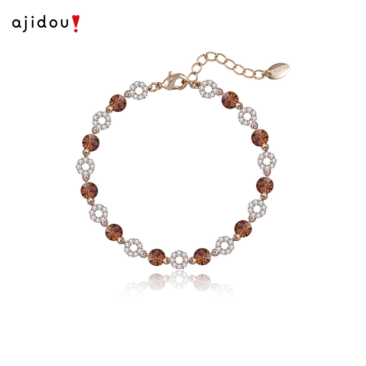 阿吉豆AJIDOU手饰女款水晶手串2026新款手链轻奢精致小众手镯饰品