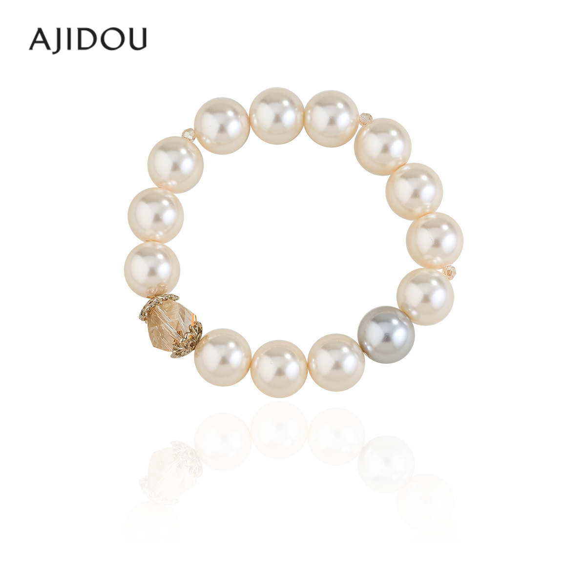 阿吉豆AJIDOU手饰女款闪耀手链串珠手环气质精致手串轻奢手镯手链