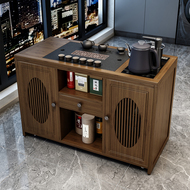 Bàn trà di động, bàn trà nhỏ gia đình, tủ trà, xe trà, bàn cà phê kung fu, ấm đun nước, tủ phụ tích hợp, bộ trà bàn trà thông minh gấp gọn