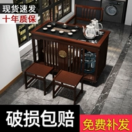 Bàn trà nhỏ di động, bàn trà ban công nhà, xe đẩy trà, ấm đun nước, tủ trà tích hợp, bàn trà có bánh xe, khay trà Kung Fu bàn trà phòng khách