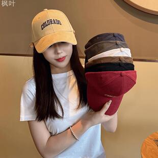 深顶大头围棒球帽女2026新款显脸小加大宽帽檐鸭舌帽子夏季防晒帽