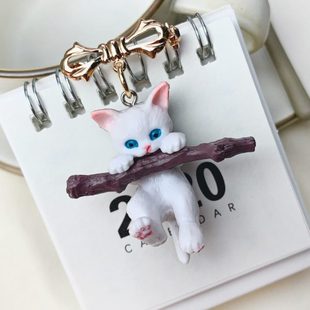 立体衣服徽章防走光扣针口配饰胸别针男女胸章猫咪可爱日系胸针