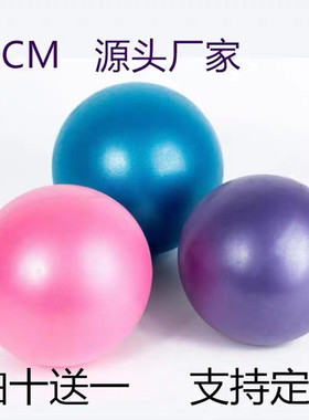 加厚防爆普拉提瑜伽小球麦管球儿童拍拍球孕妇产后训练多功能辅助