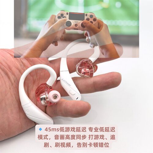 德国DIRTYROSE 耳挂式蓝牙耳机 蓝牙/有线通用款 游戏通话音乐入