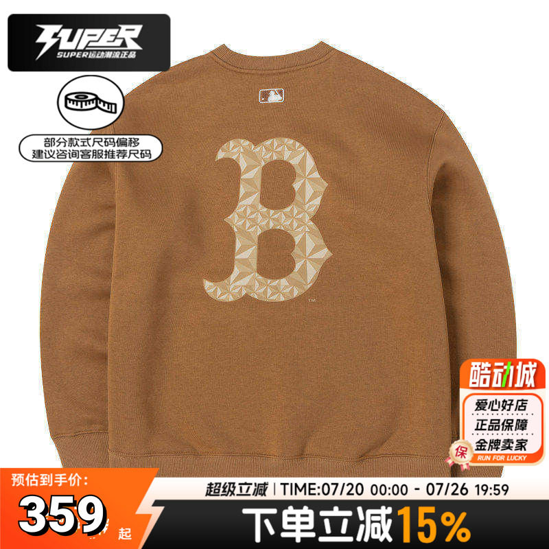 MLB正品圆领卫衣男装女装25秋季新款情侣运动服休闲上衣套头衫潮