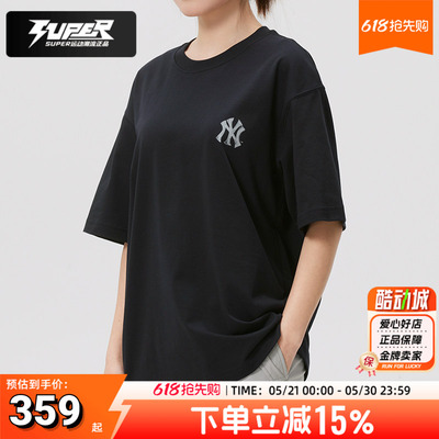 MLBT恤男装女装2026春季新款运动服情侣潮流时尚舒适透气休闲短袖