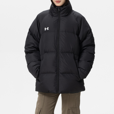 UA安德玛羽绒服男装女装25冬季新款运动休闲立领保暖羽绒夹克外套