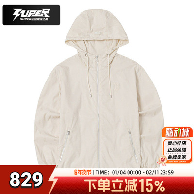 MLB官方男女装2026春季新款运动梭织夹克防风衣休闲外套3AWJM0444