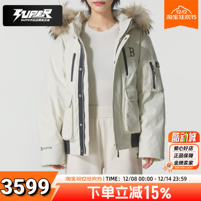 MLB官方正品羽绒服男装女装 25冬季新款情侣宽松保暖羽绒夹克外套