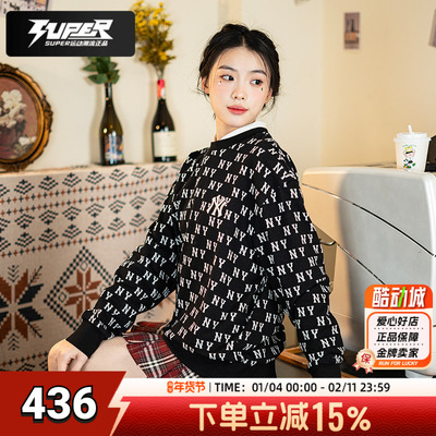 MLB男女同款韩版休闲卫衣