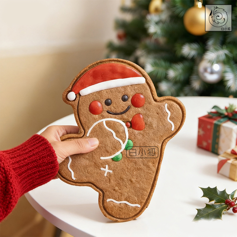 2025超大号姜饼人饼干模具圣诞节巨无霸DIY馒头圣诞老人树摇摇乐