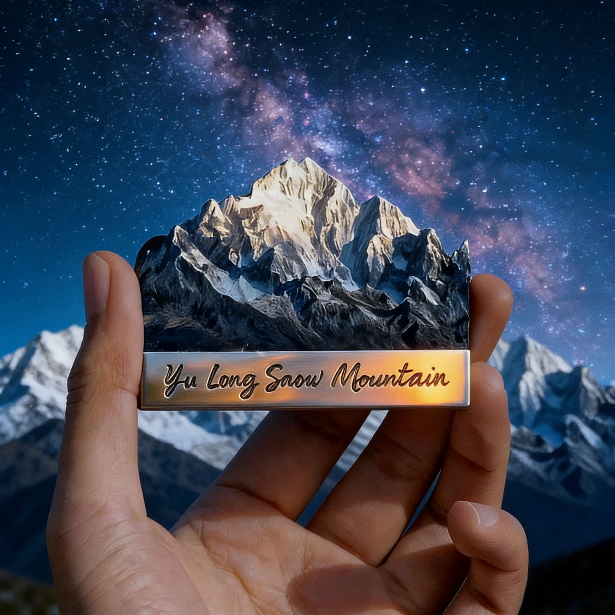 云南玉龙雪山浮雕金属冰箱贴实景微缩绝美风景旅游打卡纪念伴手礼,节庆用品/礼品,文化创意冰箱贴,淘宝优惠券,粉丝福利购,淘宝优惠卷