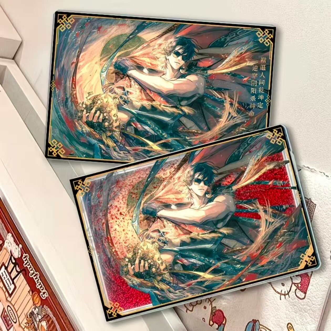 盗墓笔记周边解雨臣张起灵黑瞎子亚克力卡砖高颜值精美桌面摆件