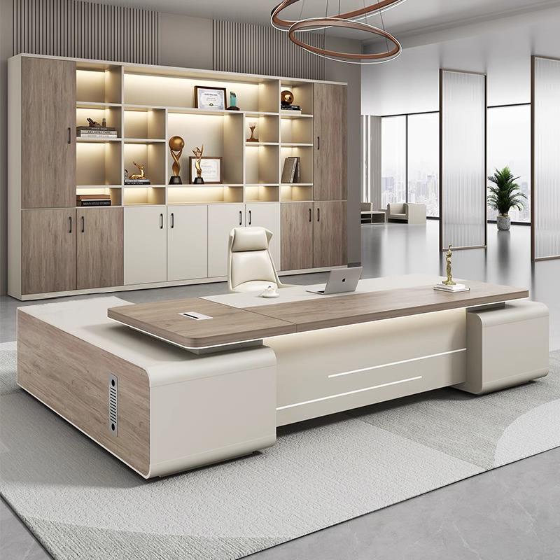 老板桌办公桌简约现代办公室大班台总裁桌子主管经理办公桌椅组合
