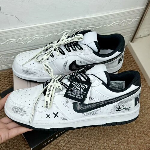 【球鞋定制】耐克 BIG NIKE LOW 硕痕星尘 男款低帮潮流休闲板鞋