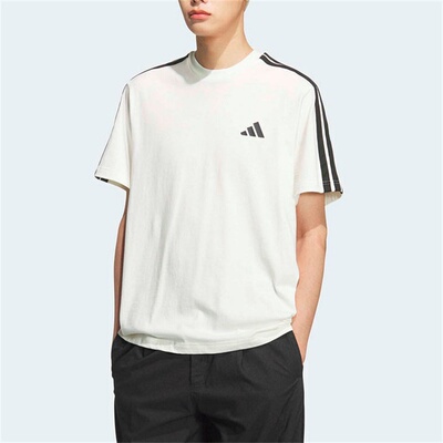Adidas阿迪达斯男子短袖2026夏季新款舒适宽松运动休闲T恤KR2491