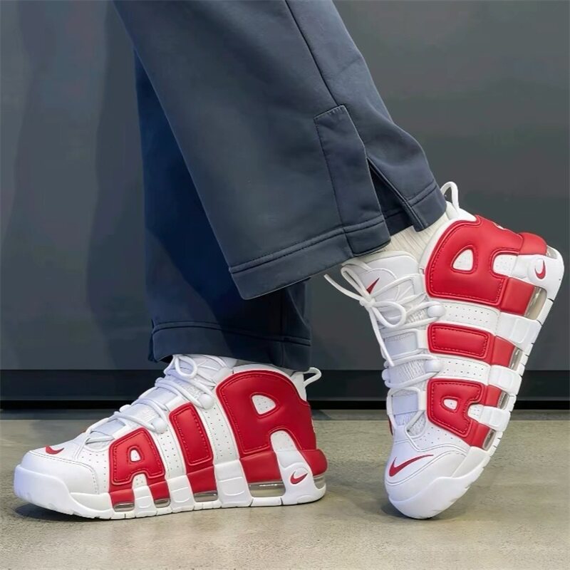 Nike耐克大童鞋子2026春季新款皮蓬运动防滑耐磨篮球鞋415082-100
