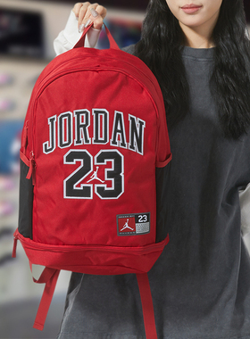 NIKE/耐克男女包2024春季新款JORDAN百搭双肩背包JD2323008GS-002