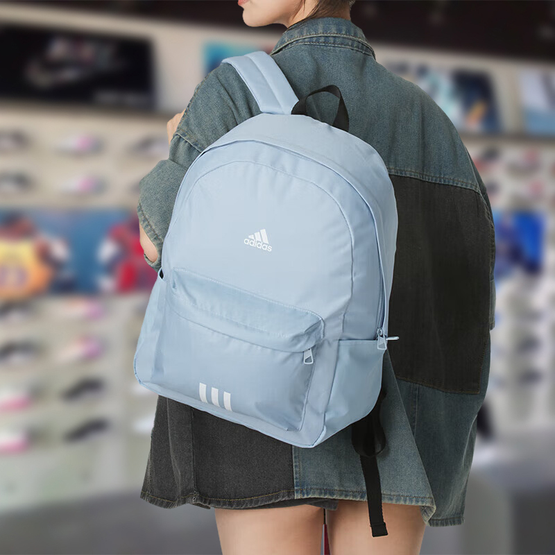 Adidas阿迪达斯男女包2024新款书包学生包大容量日常双肩包JF0675