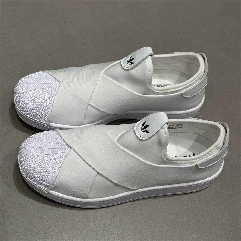 阿迪达斯三叶草男女款鞋子2026春季新款贝壳头百搭潮流板鞋KH8209