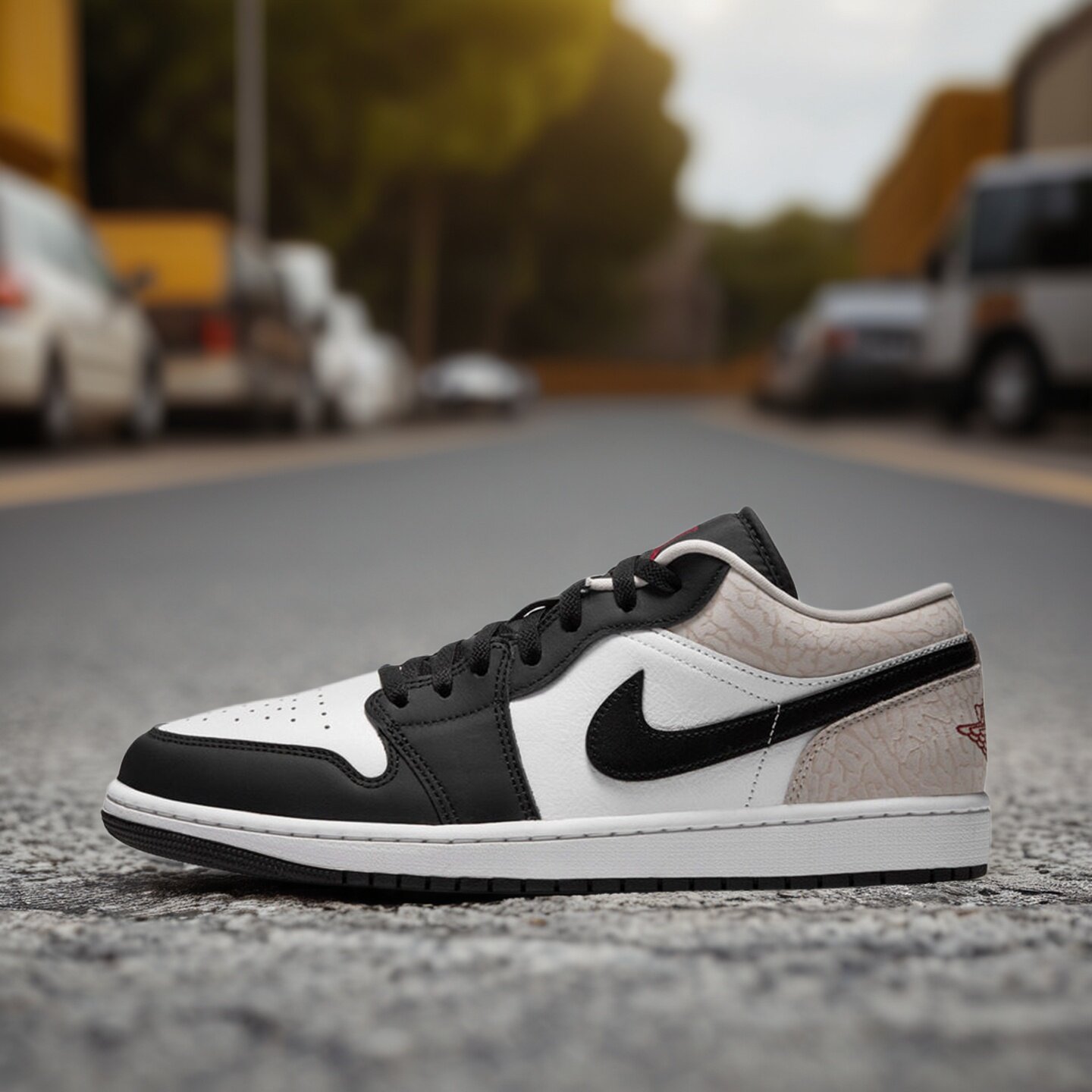 NiKe耐克男鞋子2026冬季新款JORDAN 1低帮休闲潮流板鞋IQ5490-007