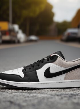 NiKe耐克男鞋子2026冬季新款JORDAN 1低帮休闲潮流板鞋IQ5490-007