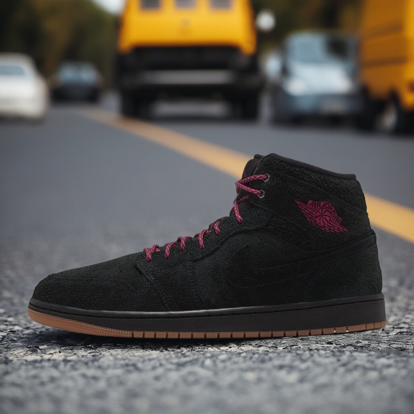 Nike耐克男鞋子2026冬季新款AIR JORDAN 1高帮舒适板鞋IQ5491-001
