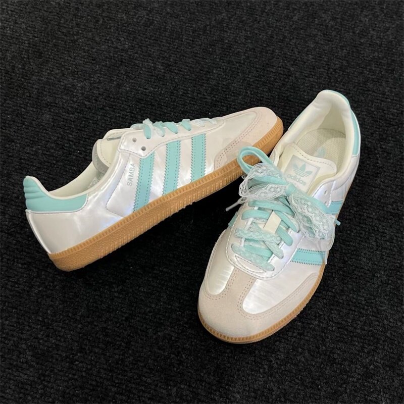 阿迪达斯三叶草男女鞋2026夏季新款舒适百搭轻便德训鞋板鞋KJ4304