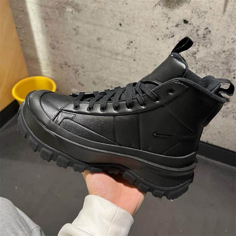 Nike耐克女鞋子2024冬季新款Blazer Mid Roro高帮皮靴 FQ9065-002