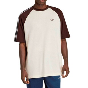 新款 舒适宽松运动休闲T恤HZ3830 2026春季 阿迪达斯三叶草男子短袖