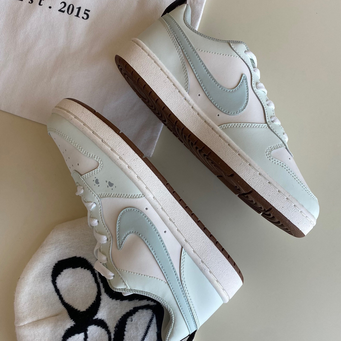 【球鞋定制】Nike耐克女鞋子 COURT BOROUGH 豌豆荚 低帮板鞋