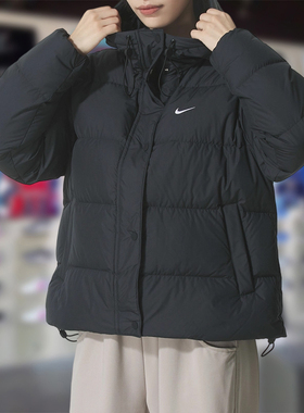 Nike耐克女子外套2025冬季新款舒适防风保暖休闲羽绒服IH0728-010