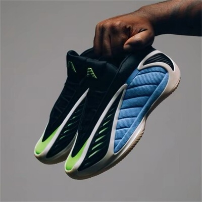 Adidas阿迪达斯男鞋子2025冬季新款华子系列透气实战篮球鞋JR4359