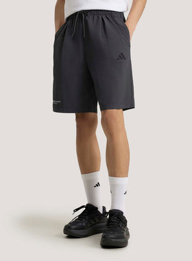 Adidas阿迪达斯男款裤子2026夏季新款舒适宽松运动跑步短裤KR2603