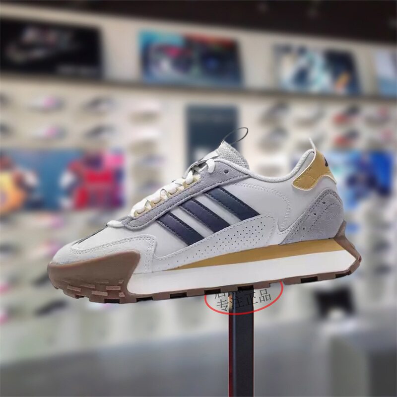 Adidas阿迪达斯男款鞋子2026春季新款舒适百搭防滑耐磨跑鞋KJ2053