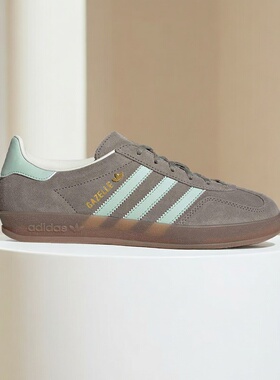 阿迪达斯三叶草男女鞋2026春季新款舒适百搭轻便德训鞋板鞋JR2430