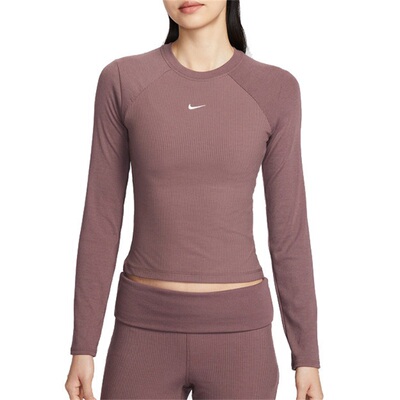 Nike耐克女上衣2026春季新款舒适透气跑步训练瑜伽长袖IF0237-502