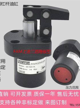 液压油缸/杠杆式下压夹紧油缸/工装夹具/HLCGX-FAM25/32/40/50/63