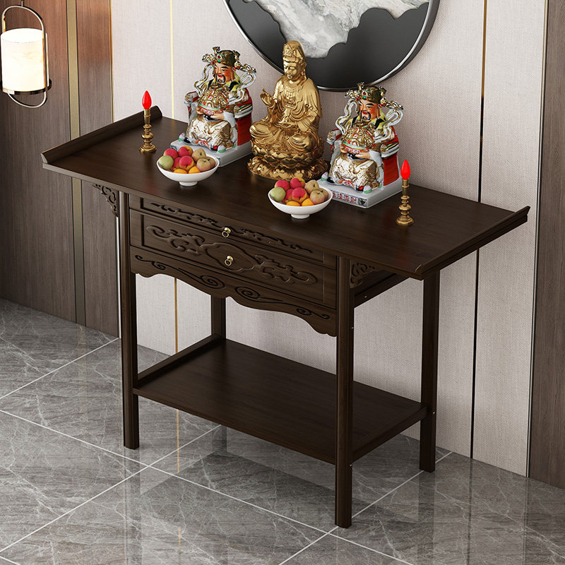 新中式佛龛立柜财神爷柜子神台供桌佛台家用香案关公菩萨神龛现代,住宅家具,佛柜/佛龛,淘宝优惠券,粉丝福利购,淘宝优惠卷