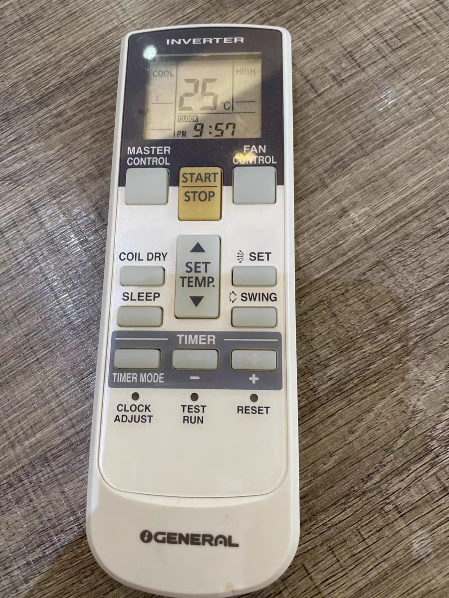 GENERAL富士通珍宝将军空调遥控器冷气机全新AR-RY3 RY4 12通用