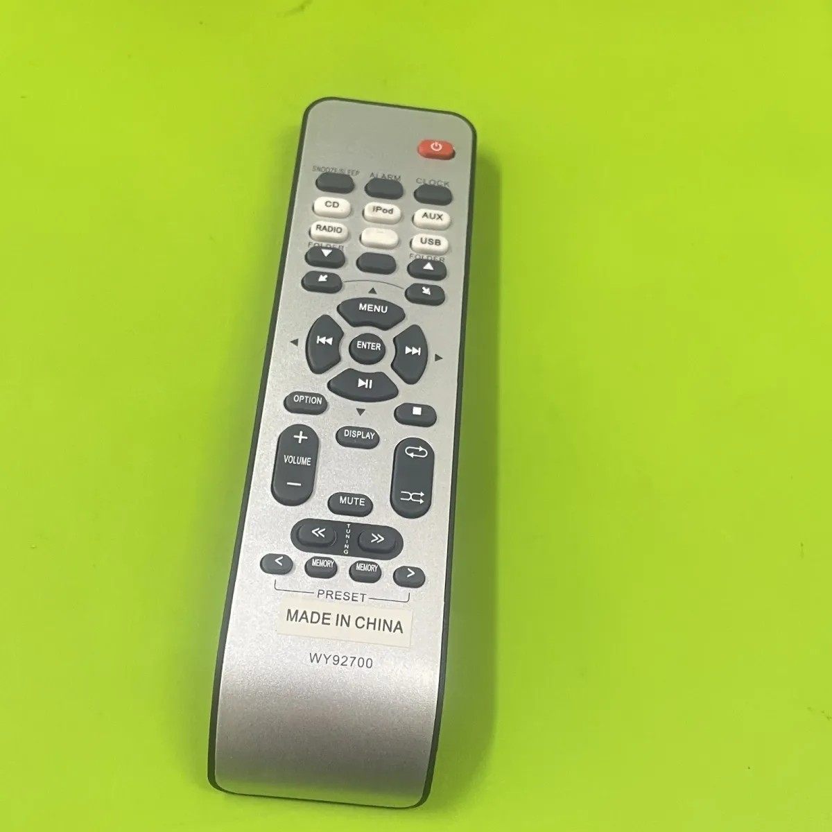 适用于雅马哈TSX-112音响的遥控器型号为WY92700