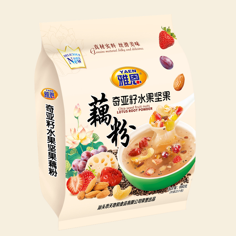 雅恩藕粉水果坚果红枣莲子益生元
