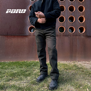 立体剪裁抓绒百搭长裤 PDRD25AW加厚通勤休闲裤 一条过冬