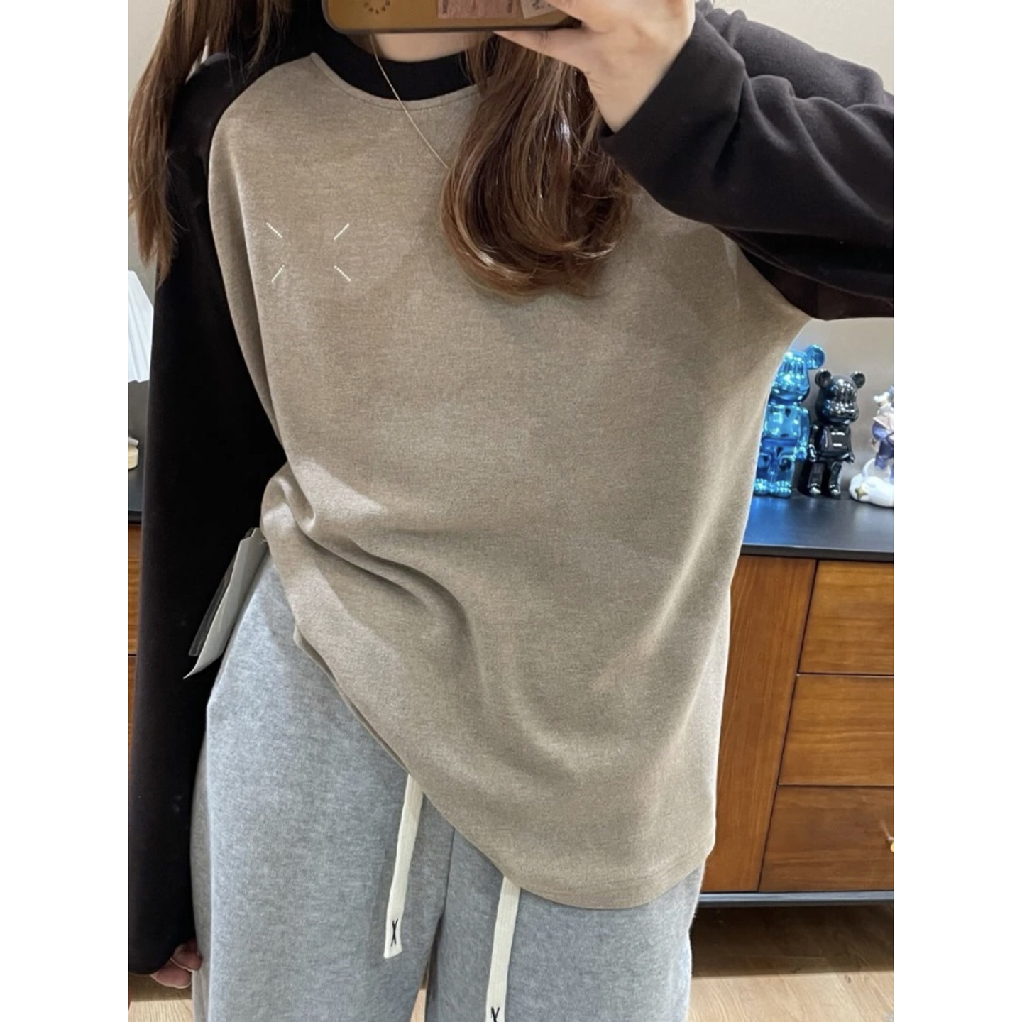 大码女装德绒打底衫女2025新款