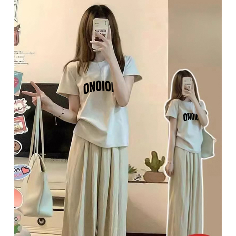 夏季女装美式复古正肩短袖t恤