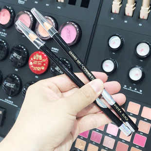 2025新款眉笔咖啡色影楼化妆师专用硬芯不脱色防水黑色1818拉线笔