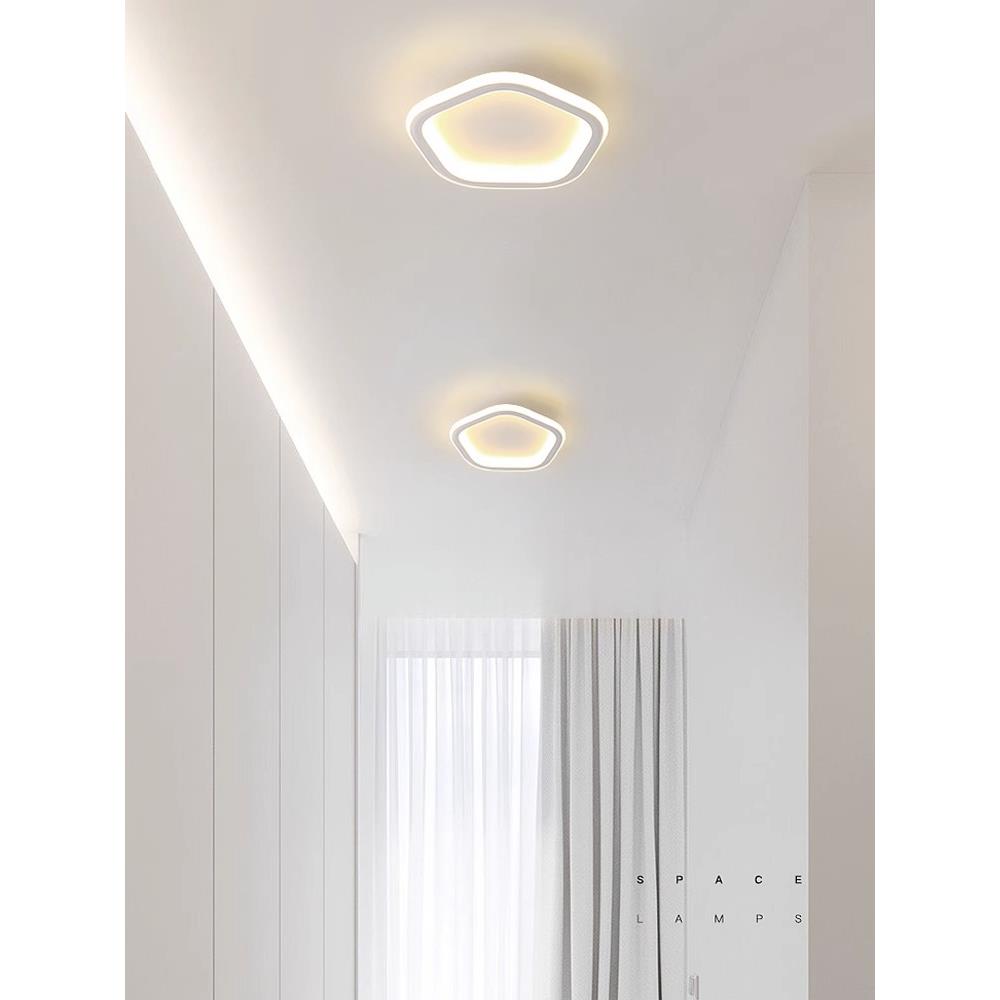 极简过道灯入户玄关轻奢现代简约走廊阳台吸顶灯衣帽间灯小吸顶灯