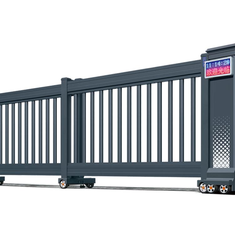 电动段滑门分段伸缩直线平移工厂大门厂房工业园区遥控电动平移门