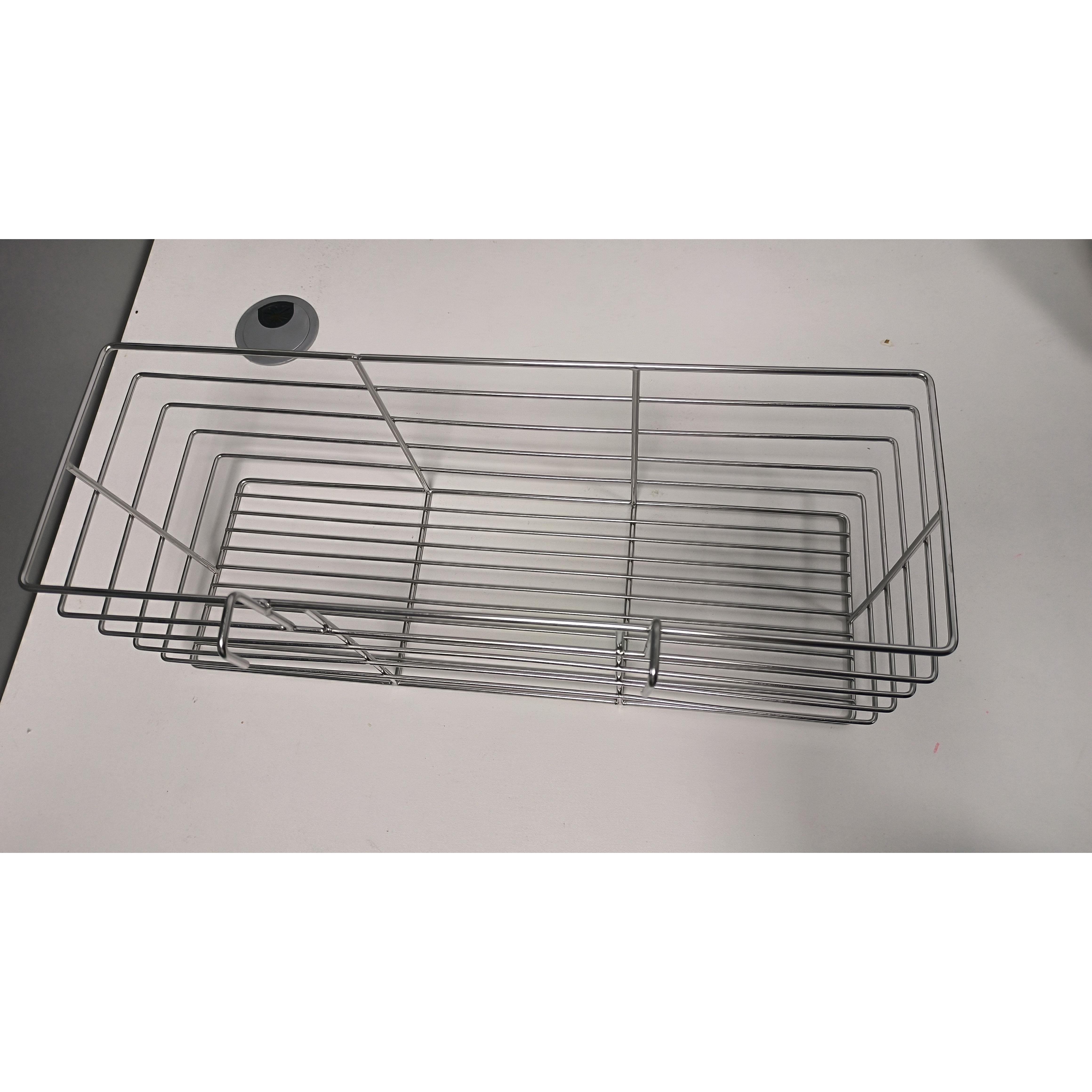 必胜客定制304不锈钢工具挂篮厨房收纳架阳台挂架440*150*170㎜